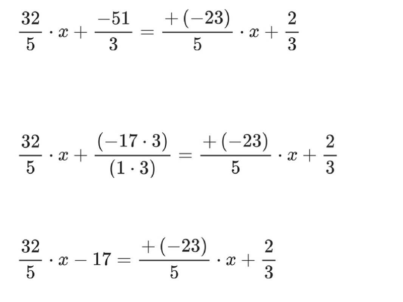 3 2/5 x - 5 1/3 = -2 3/5 x +2/3 solve for x-example-1