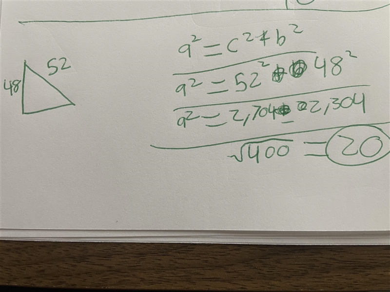 What is the length of the third side of the window frame below? (Figure is not drawn-example-1