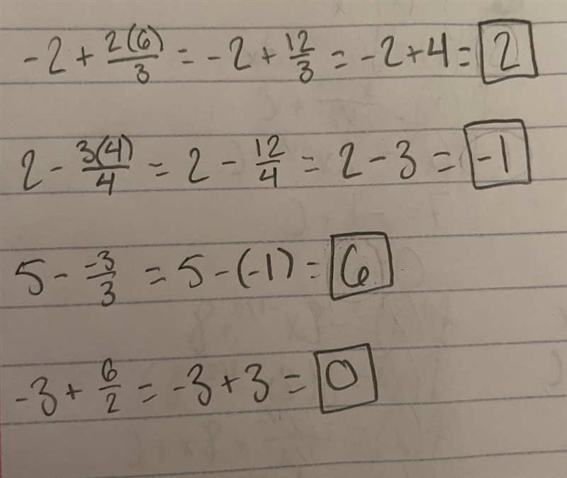 Evaluate the expressions for the given value and match them with the simplified answer-example-1