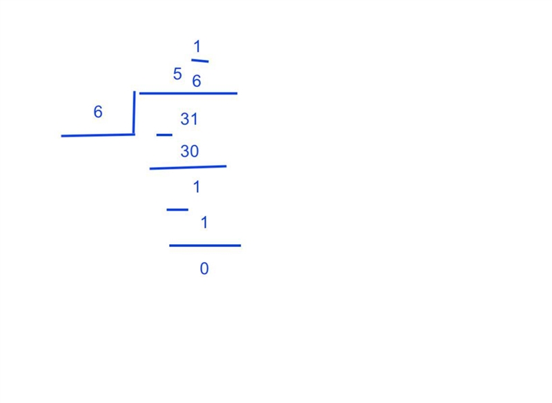 / means divided. 6/31 3/18 4/75 9/37 8/69 i need these in explainations.-example-1