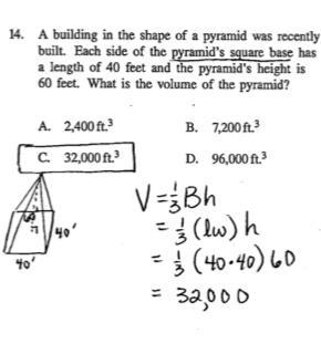 A building in the shape of a pyramid was recently built. Each side of the pyramid-example-1