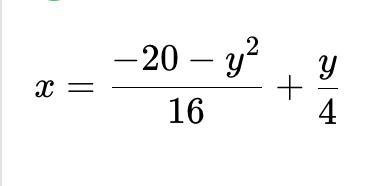 What would this equation be in vertex form? Show all steps please! :) y2 + 16x - 4y-example-1