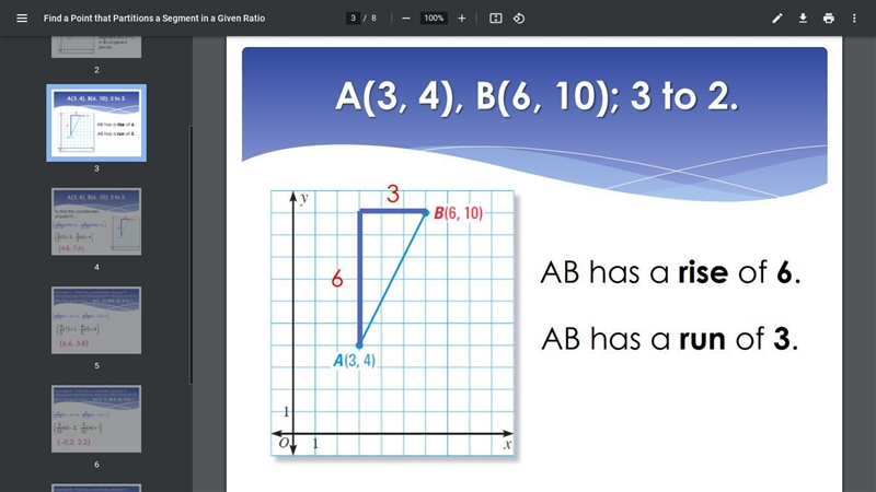 Point A is located at (–5, 3) and point B is located at (10, –12). Point P partitions-example-1