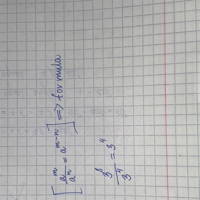 Simplify the expression using positive exponents. 3^8/3^4-example-1