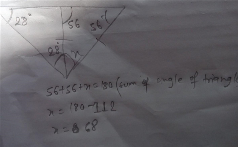 Find the value of x if necessary, you may learn what The markings on a figure indicate-example-1