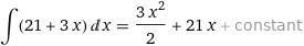 Factor the expression. 3x + 21-example-1