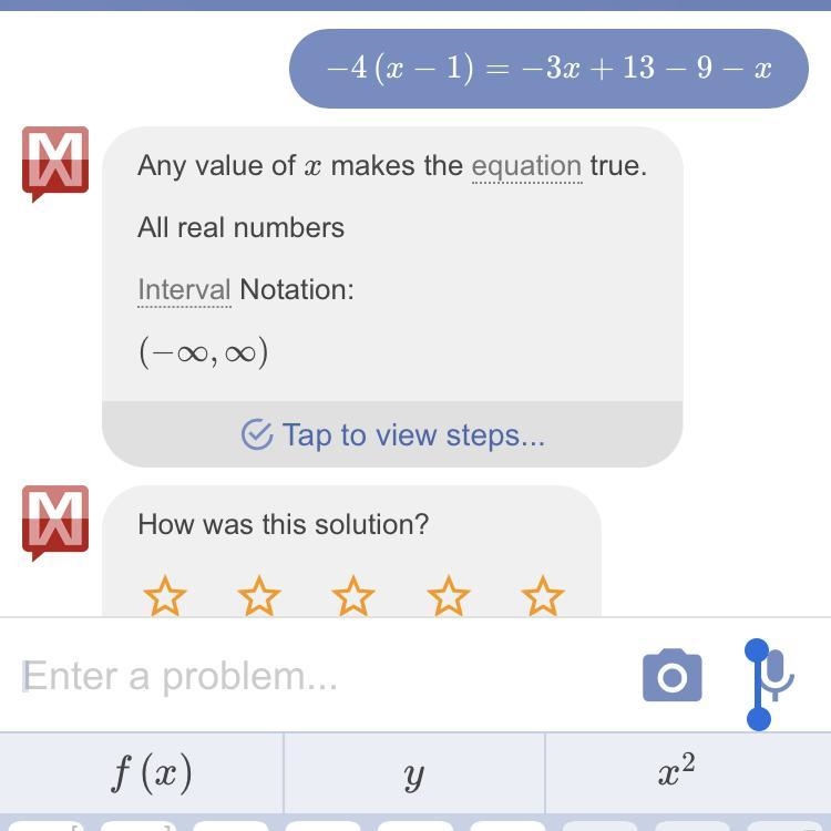 -4(x-1)=-3x+13-9-x Pls do it STEP BY STEP!!-example-1