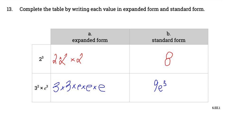 I dont know how to do this i know for the a expanded form but the rest is confuse-example-1