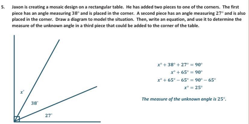 Jaxon is creating a mosaic design on a rectangular table. He has added two pieces-example-1