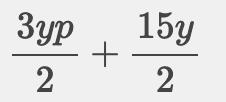 Change the subject of the formula: W = 3y/2 (p+5) into the subject p.-example-1