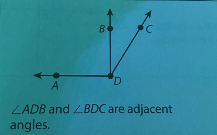 What is a adjacent angle gimmie example plz-example-1