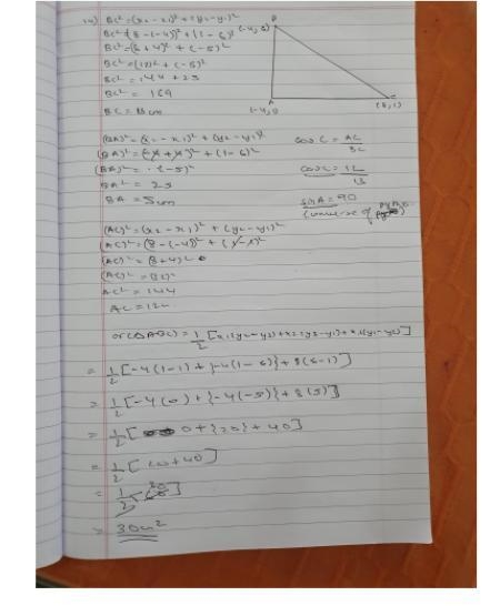 Graph the triangle ABC with the vertices A(-4,1), B (-2,1) and C (-1,-2)-example-1