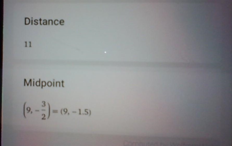 What is the distance between points (9, −7) and (9, 4) on a coordinate plane? Enter-example-1