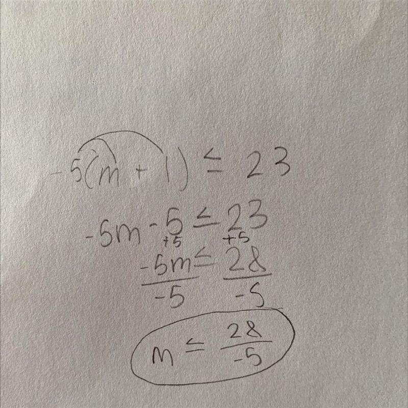 Which choice describes the value of m when ?-example-1