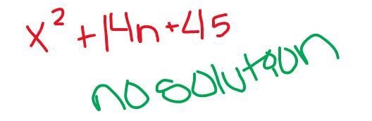 Factor X^2+14n+45. Find the GCF first-example-1