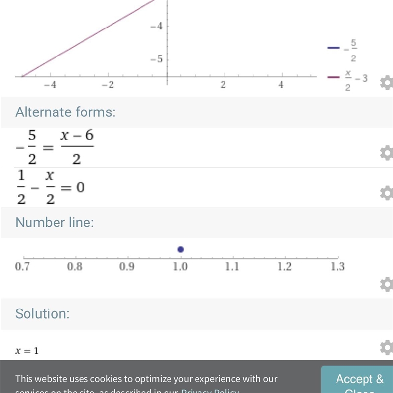 Solve for X -5/2 = -3 + 4/8x-example-1