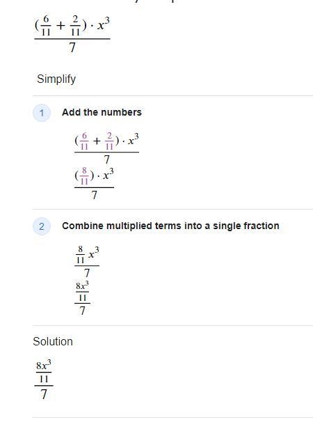 (6/11+2/11)x 3/7 = ?-example-1