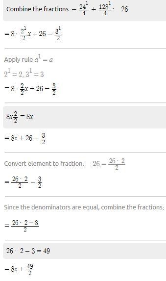 Perform the following operations and write the answers in radical form. Part A: 8^1/2 + 16^1/4 - 12^1/2 + 81^1/4 Part-example-2