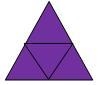 Identify the solid formed by the given net. A. triangular prism B. triangular pyramid-example-1