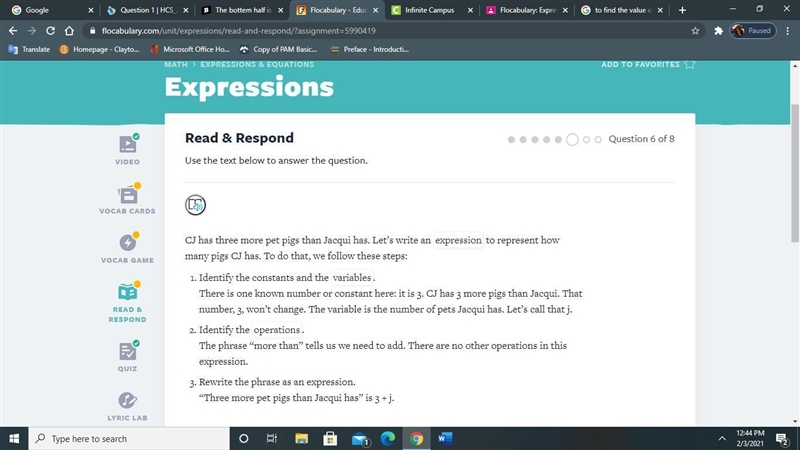 Answers and the top is to read it pls help for BIG BRAIN!-example-2