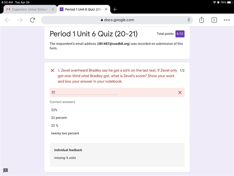 Can someone explain why i got this answer wrong and how to get the answer! And please-example-1