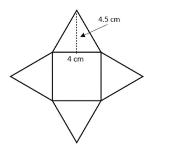 What is the surface area of the square-based pyramid? Type your answer in the box-example-1