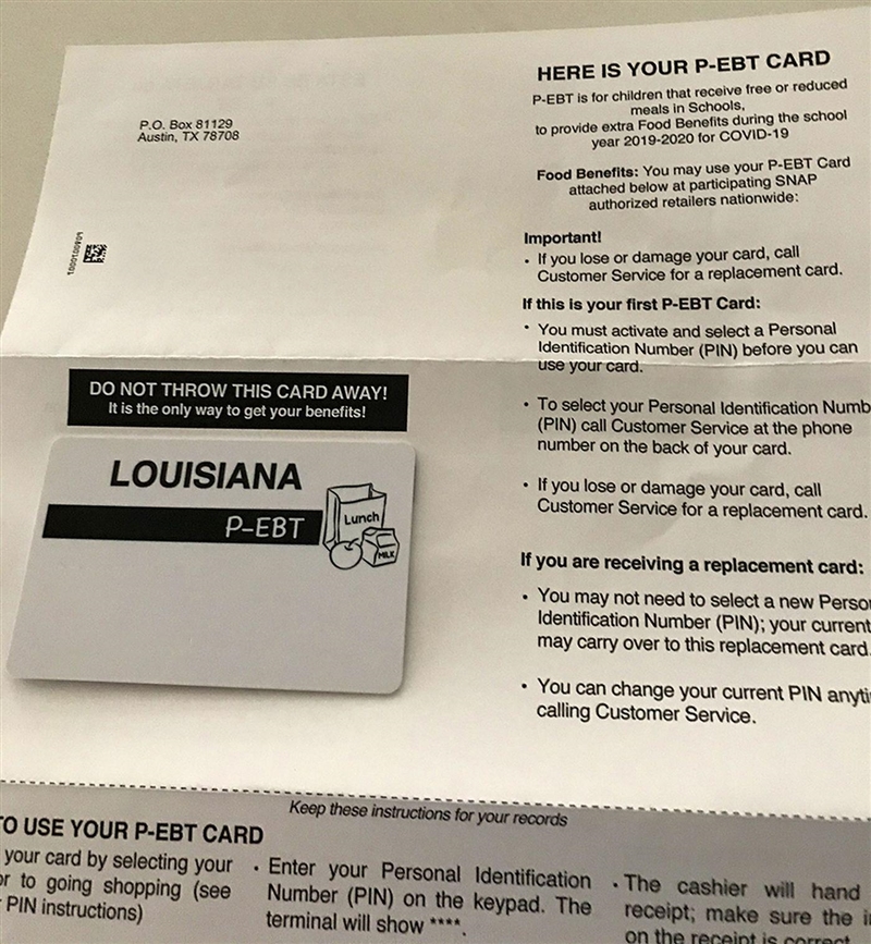 If any one does not need p ebt can they give it to me i need it please answer only-example-1