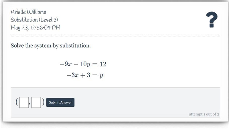 Solve by Substitution-example-1