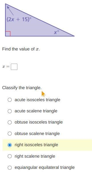 No links! im suuuuper d u m b so um- help? please? I dont think its a right isosceles-example-1