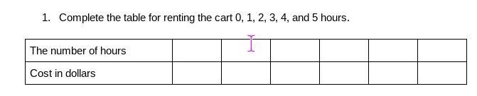 Elizabeth wants to rent a cart to carry her picnic items. The cost of the cart is-example-1