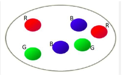 PLEASE HELP FINSIH MY TEST Find the probability of getting a red ball first, replace-example-1