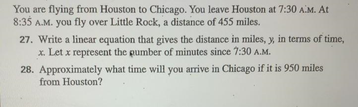 Can somebody please help me out with this. We have to do it in point slope form y-example-1