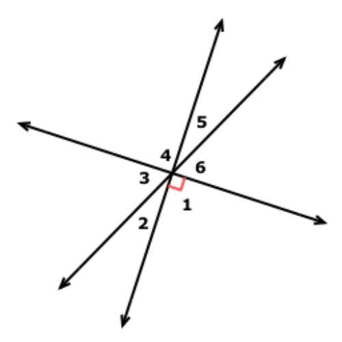 Which angles are vertical? Select ALL that apply. a Angle 5 and Angle 6 b Angle 1 and-example-1