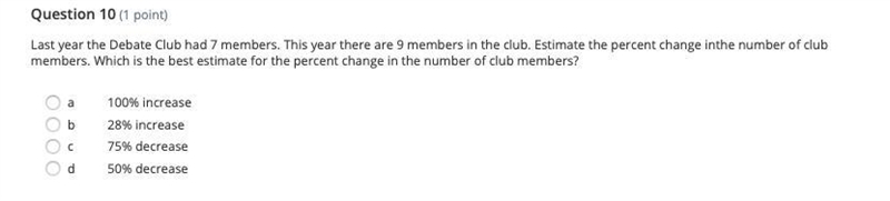 Last year the Debate Club had 7 members. This year there are 9 members in the club-example-1