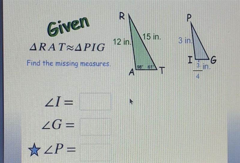 Find the missing measures ​-example-1