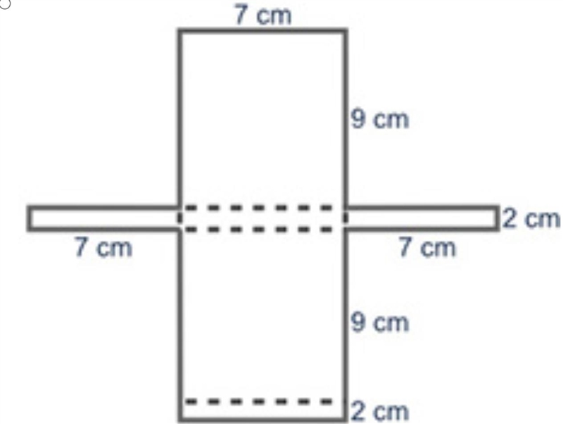 Which net matches the solid figure shown below? A rectangular prism with height of-example-2