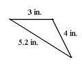 The lengths of three sides are given. What kind of triangle is this? A. right triangle-example-1