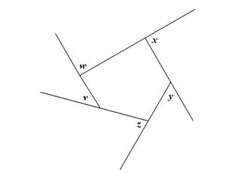 16. Consider the pentagon below: What is the interior angle sum of a pentagon?-example-1