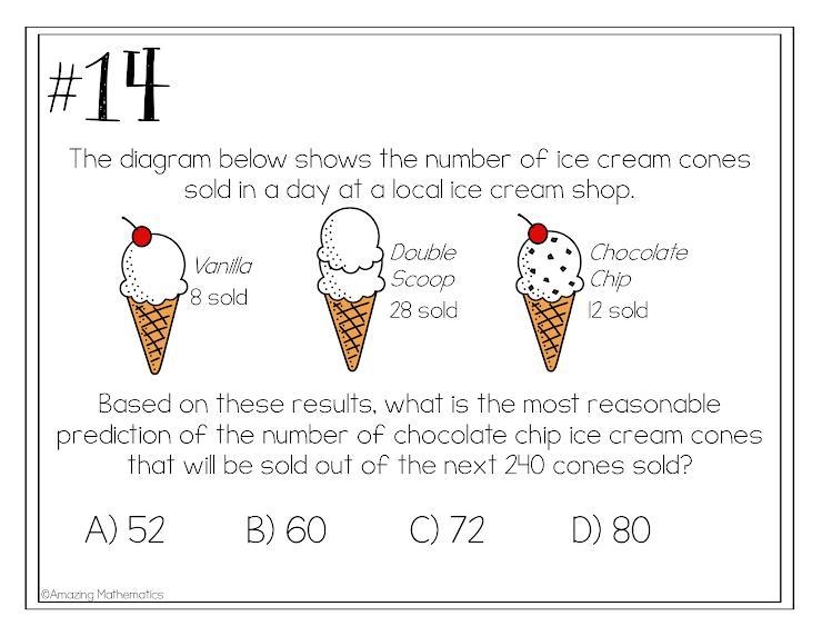 The diagram below shows the number of ice cream cones sold in a day at a local ice-example-1