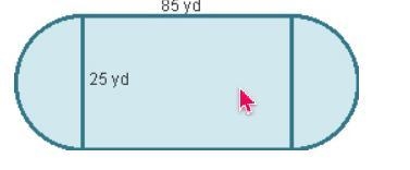 A high school track is shaped as a rectangle with a half circle on either side. Jasmine-example-1