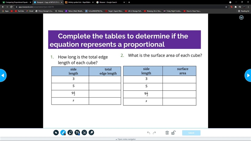 Nearpod Proportional Relationships-example-1