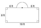 Find the area of the figure below. Use 3.14 for π.-example-1