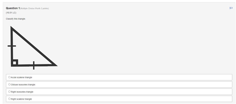 Help! classify the triangle-example-1