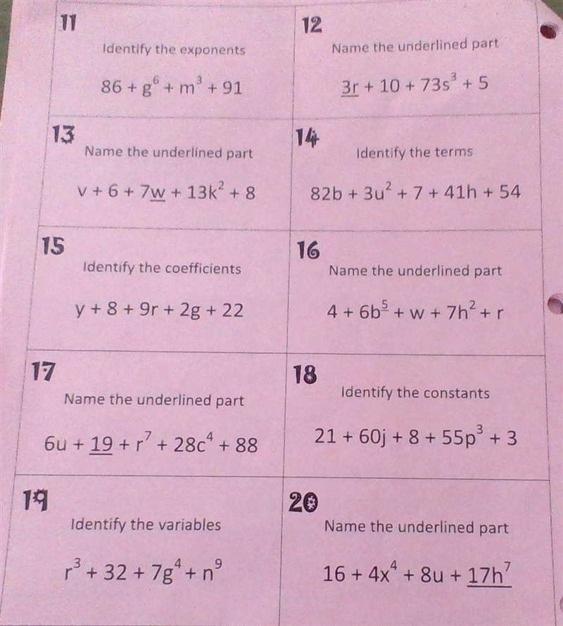 I need help with these questions from 11 to 20. I already did questions 1 through-example-1