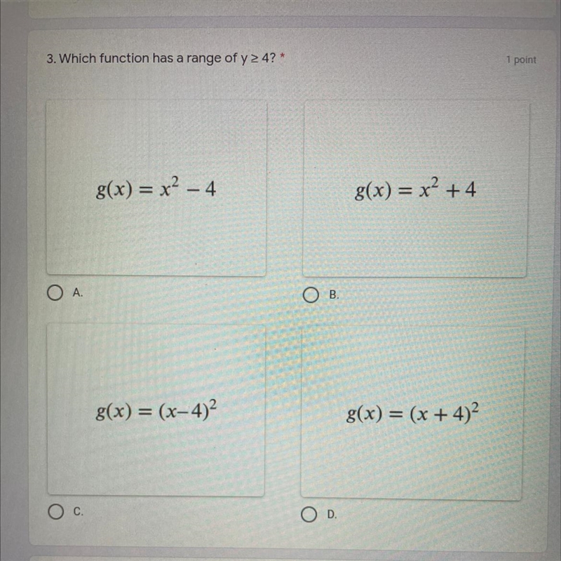 Which function has a range of y>_4-example-1