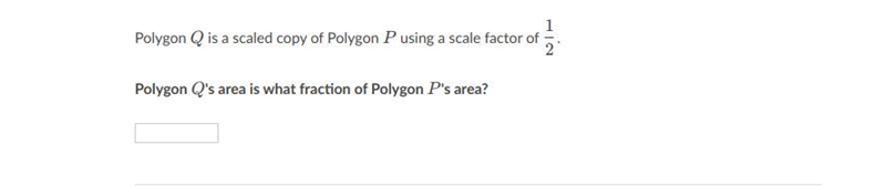 Polygon Q's area is what fraction of Polygon P's area?-example-1