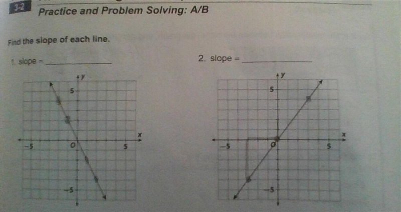 What is the slope of questions 1 &2?-example-1