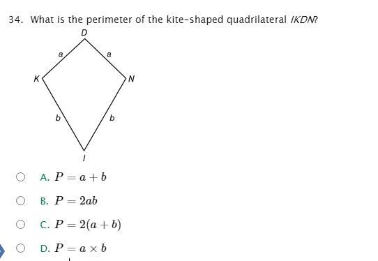 What is the perimeter of the kite-shaped quadrilateral IKDN?-example-1