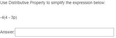 4) Use Distributive Property to simplify the expression below: HELP PLZ PLZ PLZ TT-example-1