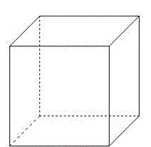 Consider the cube shown below. Identify the two-dimensional shape of the cross-section-example-1